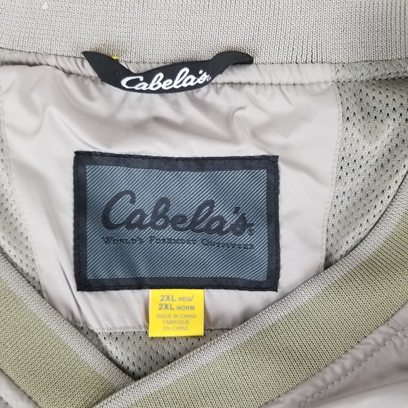 Cabela's pullover windbreaker size 2XL Reg. - Picture 3 of 8